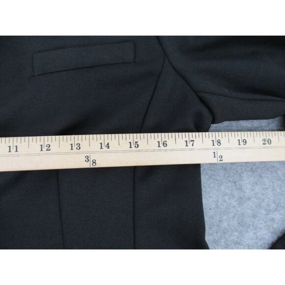 Ann Taylor Loft Black Blazer Jacket Womens Size Medium Business Casual Classic - Picture 6 of 16